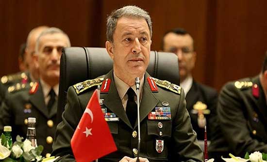 وزير الدفاع التركي: سنبقى في ليبيا لدعمهم ولا تهمنا حملات التشهير وزير الدفاع التركي: سنبقى في ليبيا لدعمهم ولا تهمنا حملات التشهير