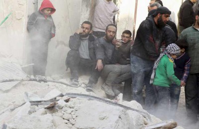 مقتل 14 شخصا إثر سقوط صواريخ على مدرسة ومستشفى في أعزاز السورية