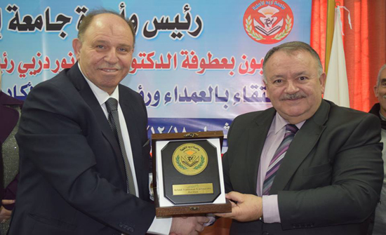جامعة إربد الأهلية تستضيف رئيس جامعة صلاح الدين