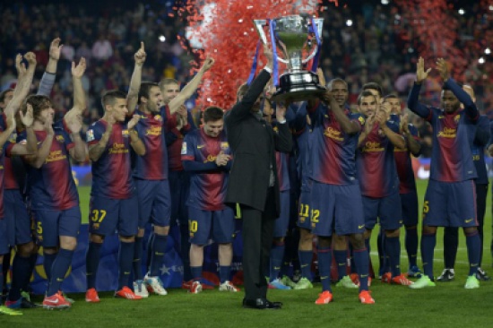 برشلونة يقترب من جمع 100 نقطة في الدوري الاسباني (فيديو) برشلونة يقترب من جمع 100 نقطة في الدوري الاسباني (فيديو)
