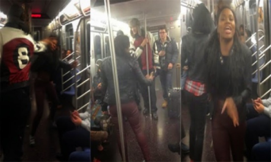 مشاجرة عنيفة بين فتيات وشبان