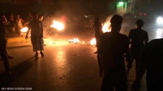 مظاهرات ضد حكومة الوفاق الليبية وسط طرابلس