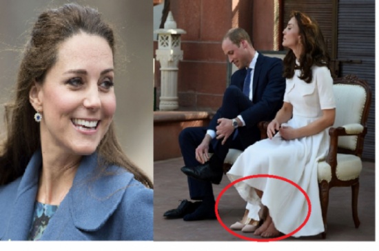 صور| شكل قدمي أميرة بريطانيا يصدم الجمهور!