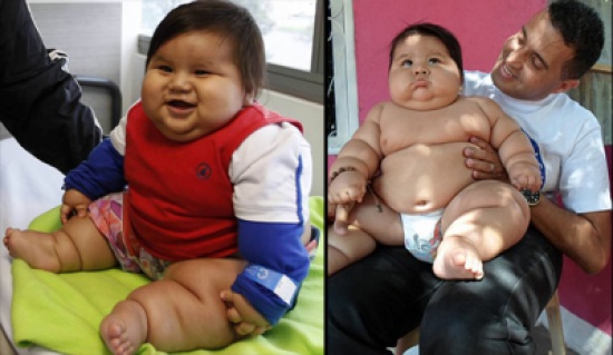 بالصور.. أضخم رضيع في كولومبيا وزنه 20 كيلوجراماً