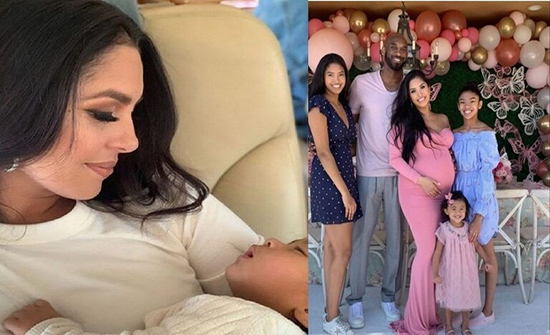 شاهد.. زوجة براينت تشارك الجمهور بفيديو مؤثر لرضيعتهما