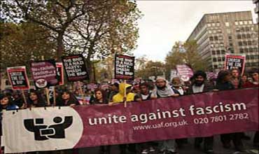 مظاهرة ببريطانيا ضد كراهية الإسلام