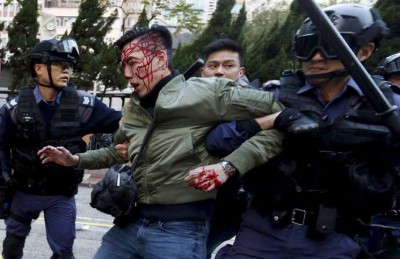 توجيه اتهامات إلى 38 شخصا بسبب أعمال شغب في هونغ كونغ