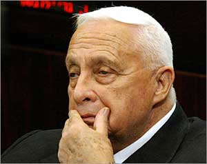 إعادة شارون إلى المستشفى