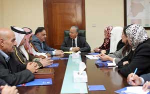 وزير الداخلية يستقبل أمين عام حزب الحياة الأردني 