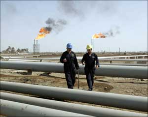 تطوير حقول غاز ونفط بالعراق   