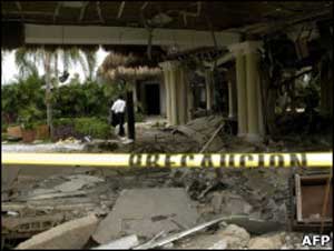 مقتل 3 سياح كنديين بانفجار في فندق على ساحل المكسيك