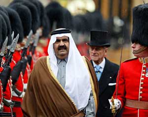أمير قطر بلائحة الأكثر نفوذا بلندن 