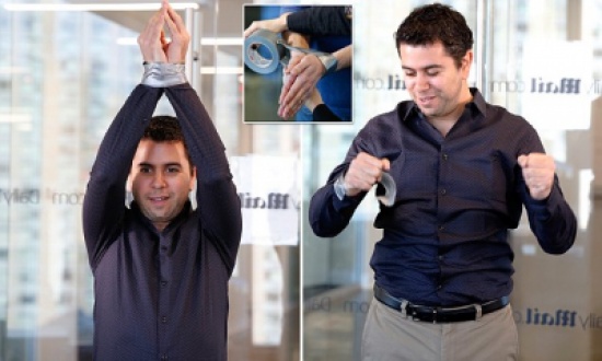 فيديو:  طريقة لحل قيود اليد عند الاختطاف