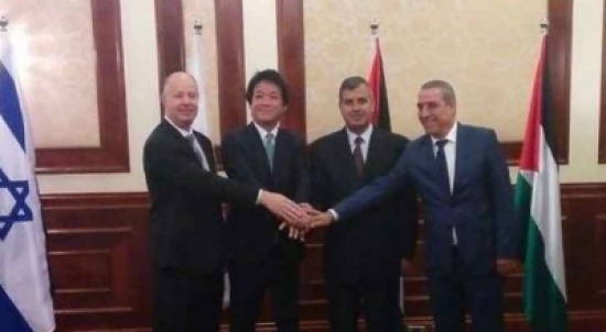 لقاء فلسطيني اسرائيلي اردني في اريحا لقاء فلسطيني اسرائيلي اردني في اريحا