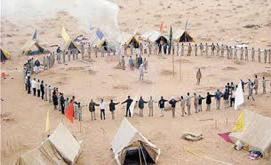 اطلاق مخيم كشفي بمنطقة الارزات بلواء بصيرا