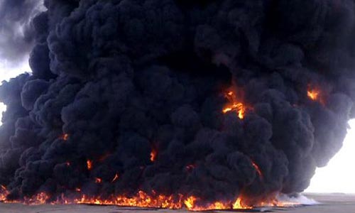 تعرض انبوب النفط اليمني للتفجير