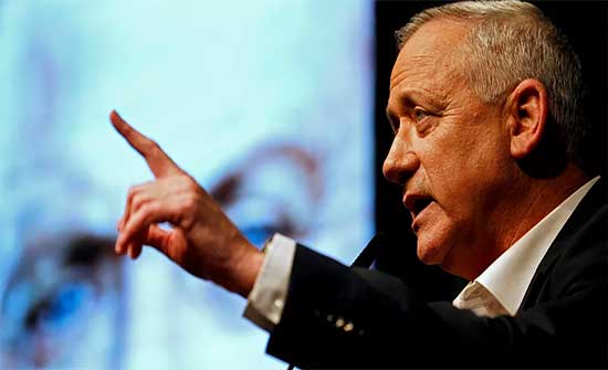 غانتس: إيران هي أكبر خطر محدق بالاستقرار الإقليمي والسلام العالمي