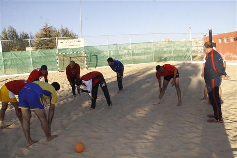 وفد الأردن الى دورة الألعاب الشاطئية الاحد 