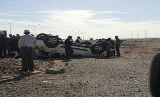 9 اصابات بتدهور مركبة على طريق معان