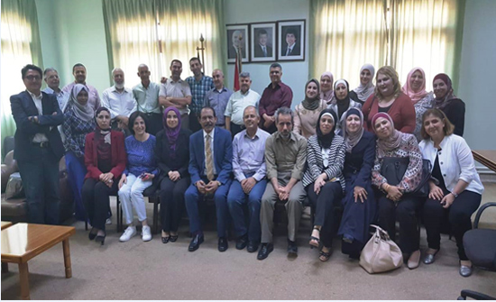 أبو العدوس يلتقي أسرة مركز اللغات باليرموك أبو العدوس يلتقي أسرة مركز اللغات باليرموك
