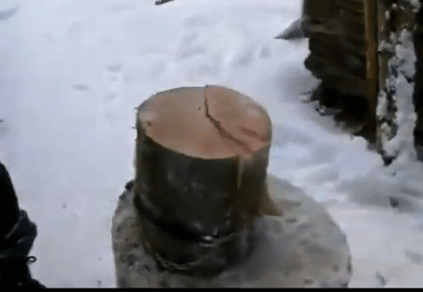 مهارة تقطيع الخشب