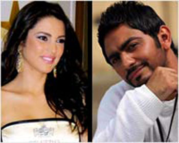 تامر حسني ودرة التونسية معا لمحاربة اورام السرطان