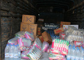 توزيع الف طرد على اسر سورية واردنية في الكورة