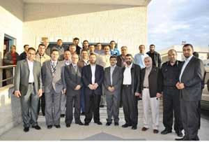 وزير داخلية الحكومة المقالة يشيد بجهود طواقم المستشفى الميداني العسكري الاردني