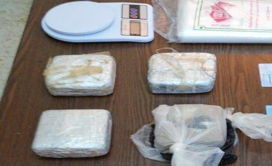 ضبط 3 كغم من الهيروين في جرش ضبط 3 كغم من الهيروين في جرش