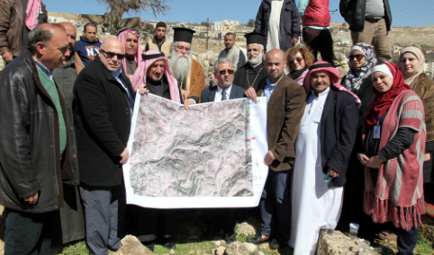 وفد من مطرانية الروم يزور مشروع عراق الأمير السياحي وكهف السيدالمسيح المكتشف