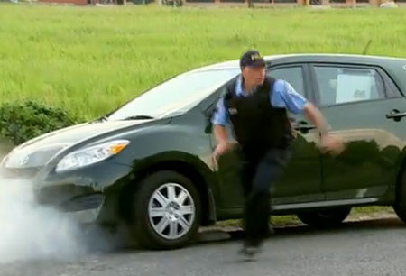 انفجار سيارة