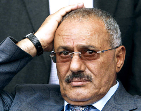 تسريب لصالح يهدد باستهداف قادة عسكريين باليمن