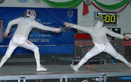 الكويت تحقق اول ميدالياتها ومصر تتصدر البطولة العربية للمبارزة
