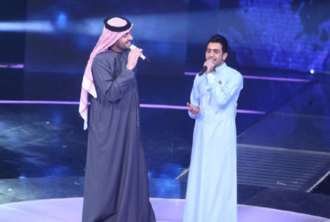 حسين الجسمي يتوج اليمني "فؤاد عبد الواحد" نجما للخليج