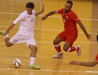 منتخبنا للخماسي يفوز على لبنان بالبطولة العربية لكرة الصالات 