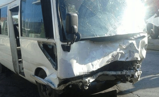 7 اصابات بحادث تصادم في اربد 7 اصابات بحادث تصادم في اربد