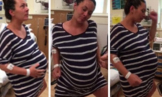 شاهد: امرأة تشعل فيسبوك برقصها وهي على وشك الولادة