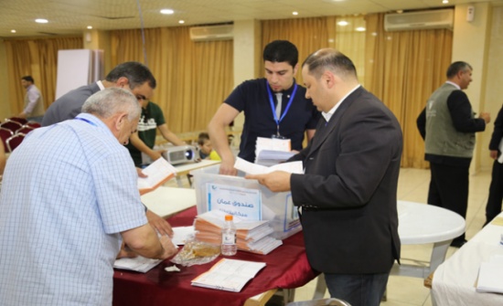 بالصور: إغلاق صناديق اقتراع انتخابات نقابة المهندسين