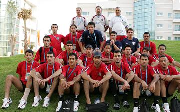 المنتخب الاولمبي لكرة القدم يغادر الى الامارات 