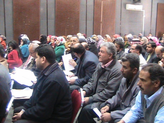 بالصور : مدير تربية جرش يلتقي برؤساء قاعات شتوية التوجيهي