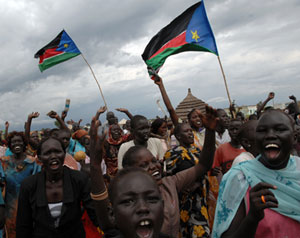 أجواء احتفالية تطبع استفتاء الجنوب 