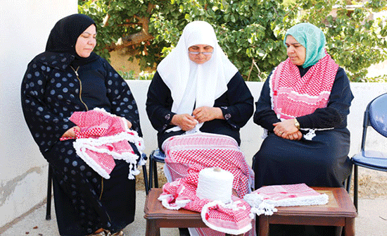 عجلون: ورشه تدريبية في تهذيب الشماغ