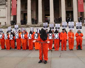 اعتصام ببريطانيا ضد غوانتانامو 