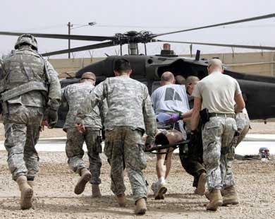 اصابة 3 جنود اميركيين اثناء التدريب غربي الموصل  
