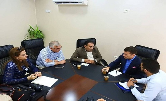 بالصور : مدير المعهد الجمهوري الدولي يزور بلدية جرش