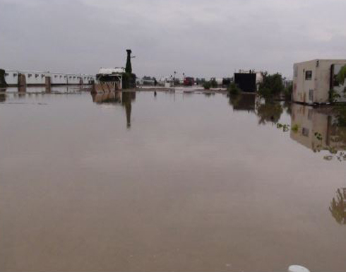 المقاومة الايرانية : ليبرتي تغرق بمياه الأمطار