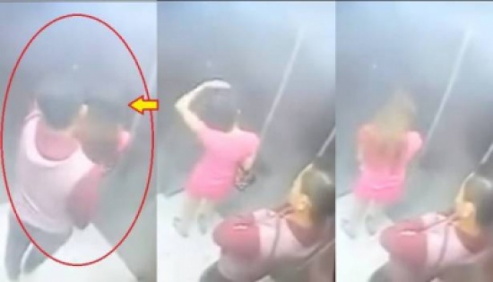 بالفيديو: شاهد ماذا فعل هذا الشاب بالفتاة داخل المصعد! بالفيديو: شاهد ماذا فعل هذا الشاب بالفتاة داخل المصعد!