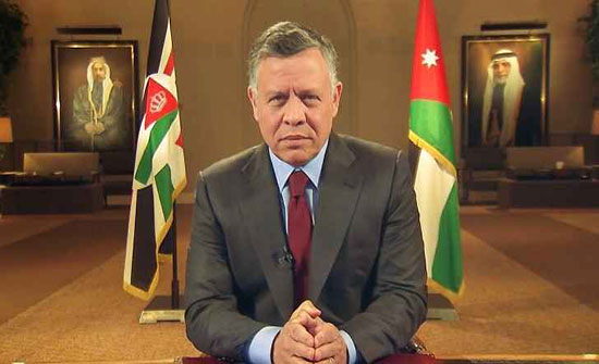 الملك يهنىء الرئيس العراقي برهم صالح بانتخابه رئيسا لبلاده الملك يهنىء الرئيس العراقي برهم صالح بانتخابه رئيسا لبلاده