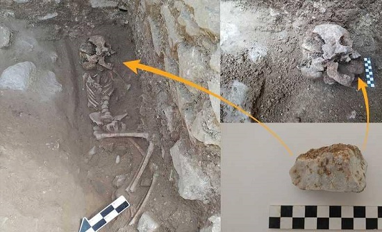 العثور على بقايا طفل مصاص دماء في روما العثور على بقايا طفل مصاص دماء في روما
