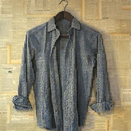 قميص مكون من 6500 ألف مسمار " صور " قميص مكون من 6500 ألف مسمار " صور "